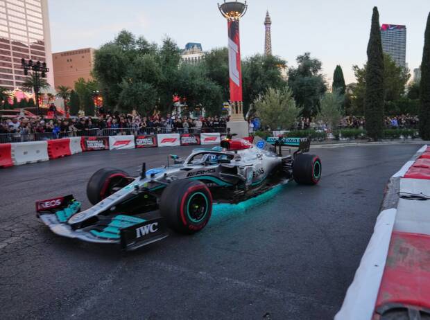 Mercedes-Showrun in Las Vegas