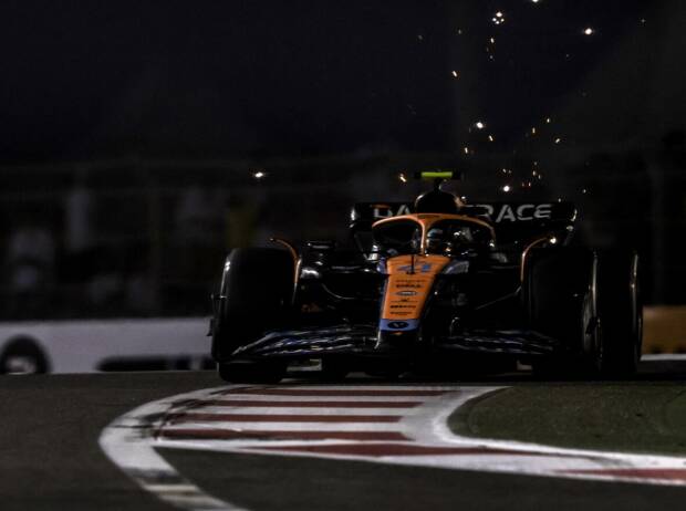 Lando Norris im McLaren MCL36 beim Formel-1-Finale 2022 in Abu Dhabi Lando Norris im McLaren MCL36 beim Formel-1-Finale 2022 in Abu Dhabi
