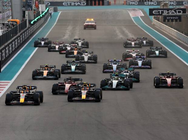 Formel-1-Start 2022 beim Finalrennen in Abu Dhabi