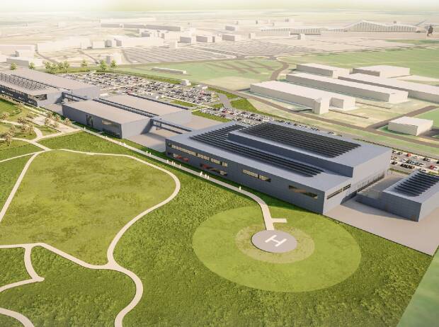 Foto zur News: Neue F1-Fabrik in Silverstone: Aston Martin denkt groß