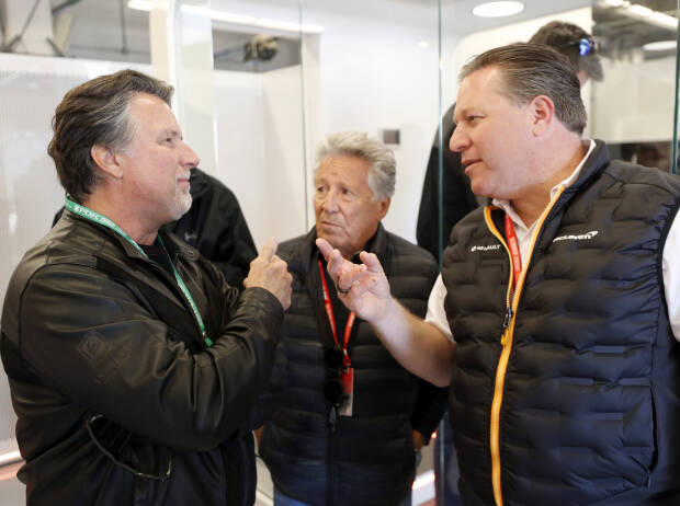 Michael Andretti, Zak Brown Michael Andretti, Zak Brown