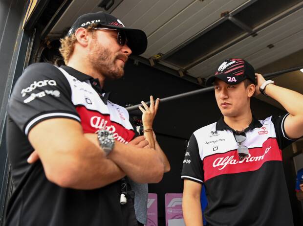 Guanyu Zhou, Valtteri Bottas Guanyu Zhou, Valtteri Bottas