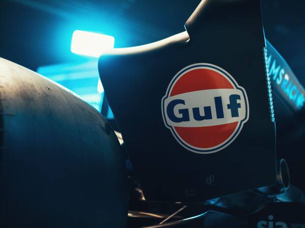 Gulf-Logo am Williams-Heckflügel Gulf-Logo am Williams-Heckflügel