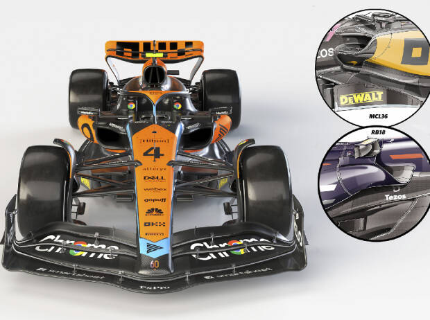Foto zur News: Wie McLaren den MCL60 nach den Vorgaben von Red Bull optimiert hat