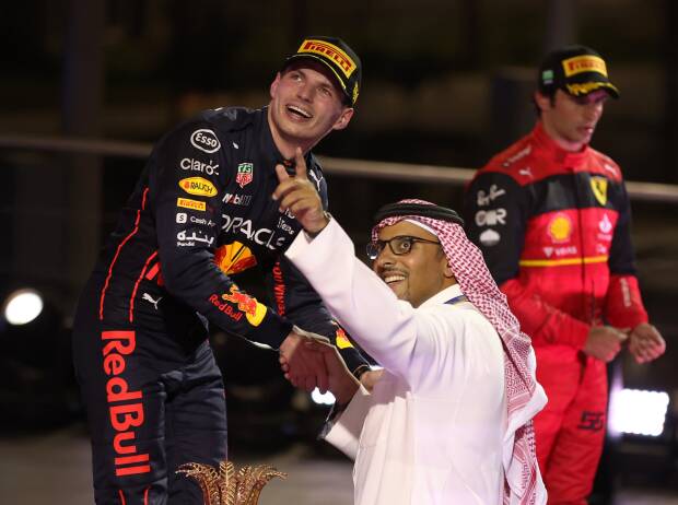 Max Verstappen mit Prinz Chalid bin Sultan Al Abdullah Al Faisal