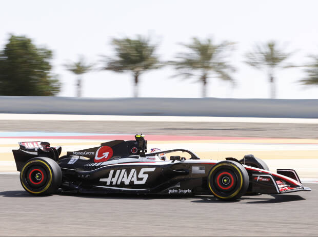 Nico Hülkenberg (Haas VF-23) bei den Formel-1-Testfahrten in Bahrain 2023