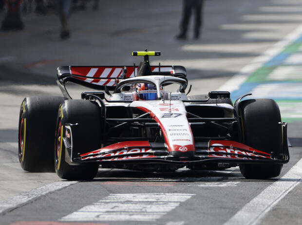 Nico Hülkenberg (Haas VF-23) bei den Formel-1-Testfahrten in Bahrain 2023