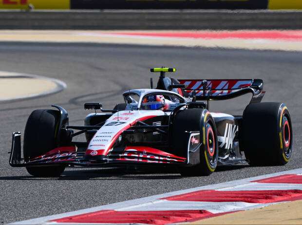 Nico Hülkenberg (Haas VF-23) bei den Formel-1-Testfahrten in Bahrain 2023