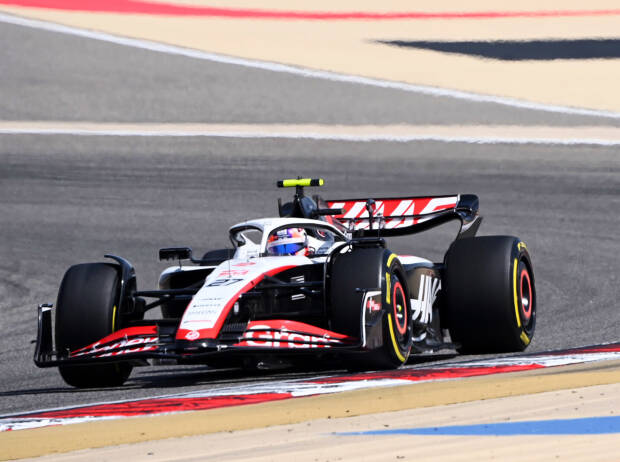 Nico Hülkenberg (Haas VF-23) bei den Formel-1-Testfahrten in Bahrain 2023