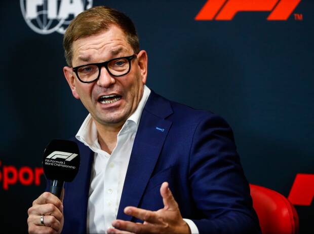 Audi-CEO Markus Duesmann bei der Einstiegs-PK in Spa im August 2022 Audi-CEO Markus Duesmann bei der Einstiegs-PK in Spa im August 2022