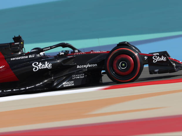 Valtteri Bottas (Alfa Romeo C43) im Training zum Formel-1-Rennen in Bahrain 2023