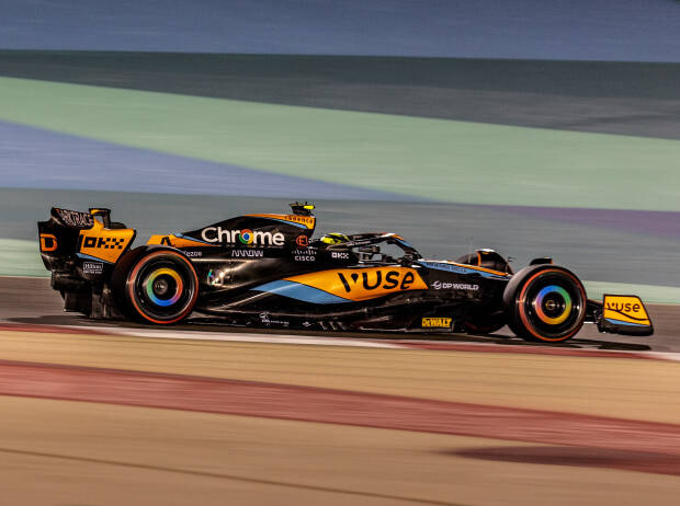 Lando Norris (McLaren MCL60) beim Formel-1-Training in Bahrain 2023