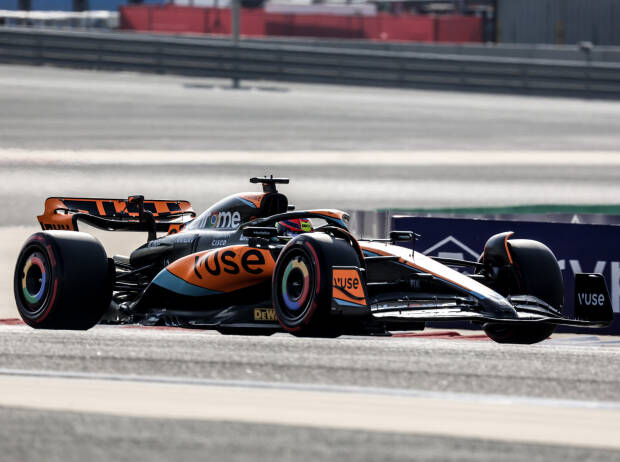 Oscar Piastri (McLaren MCL60) beim Formel-1-Qualifying in Bahrain 2023