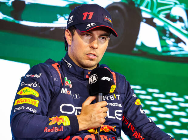 Sergio Perez (Red Bull) vor dem Formel-1-Rennen in Saudi-Arabien 2023