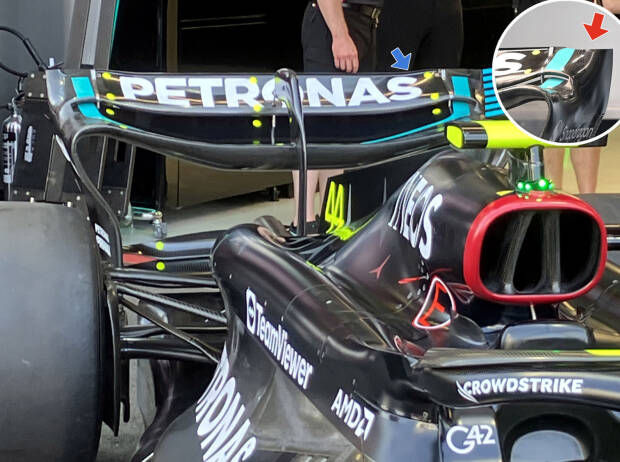 Foto zur News: Formel-1-Technik: Was das subtile Update von Ferraris Flügeln zeigt