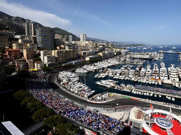 Blick auf die Rennstrecke in Monaco 2022