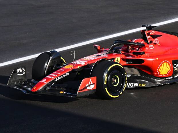Charles Leclerc im Ferrari SF-23 beim Formel-1-Sprint 2023 in Baku