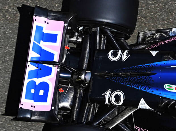 Foto zur News: Formel-1-Technik: So wollten die Teams in Baku Topspeed herausholen