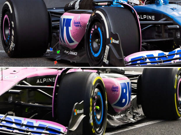 Foto zur News: Formel-1-Technik: Die Änderungen am Unterboden der Verfolger