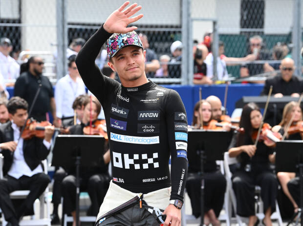 Lando Norris (McLaren) vor dem Formel-1-Rennen in Miami 2023 Lando Norris (McLaren) vor dem Formel-1-Rennen in Miami 2023