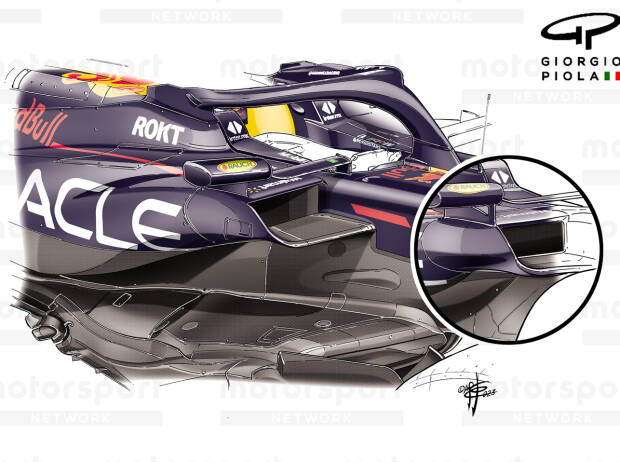 Foto zur News: Formel-1-Technik: Wie Red Bull seinen RB19 weiter verbessert