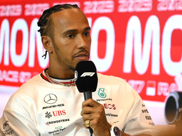 Lewis Hamilton (Mercedes) vor dem Formel-1-Rennen in Monaco 2023