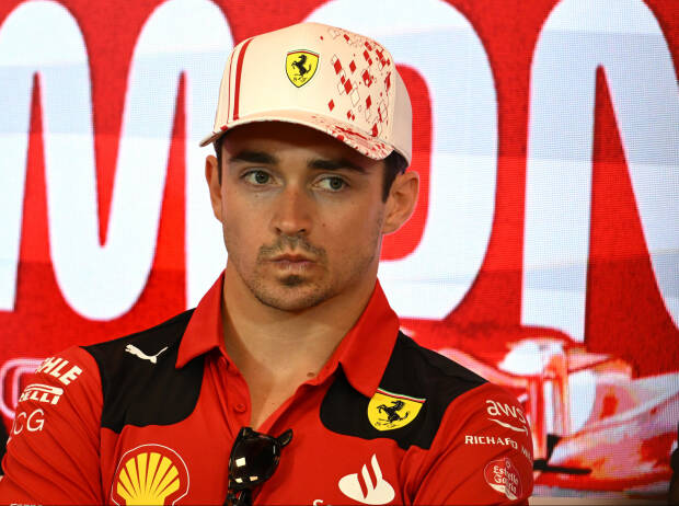 Charles Leclerc (Ferrari) vor dem Formel-1-Rennen in Monaco 2023