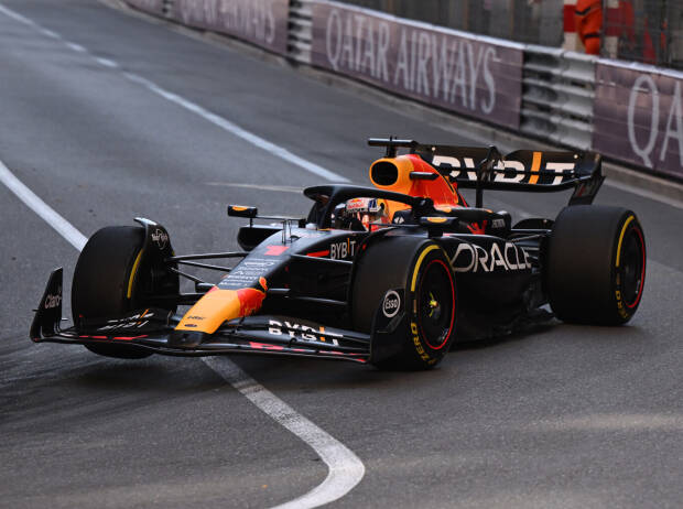 Max Verstappen (Red Bull RB19) beim Trainnig zum Formel-1-Rennen in Monaco 2023