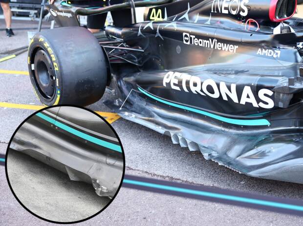 Foto zur News: Formel-1-Technik: Weitere Details zum Mercedes-Update in Monaco