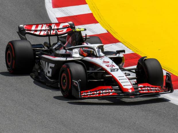 Nico Hülkenberg beim Training zum Formel-1-Rennen 2023 in Barcelona (Spanien)