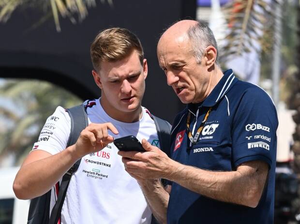 Mick Schumacher, Franz Tost Mick Schumacher, Franz Tost