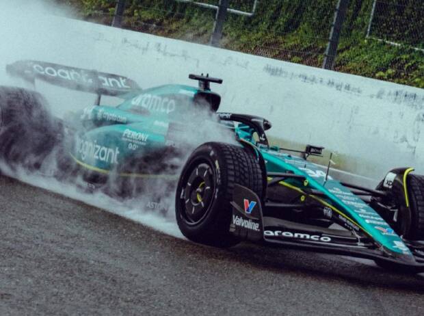 Stoffel Vandoorne beim Pirelli-Reifentest in Spa