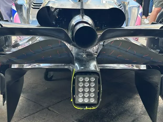 Foto zur News: Formel-1-Technik: Was Alpine mit Fäden an den Flügeln gemacht hat