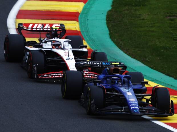 Logan Sargeant vor Nico Hülkenberg Logan Sargeant vor Nico Hülkenberg