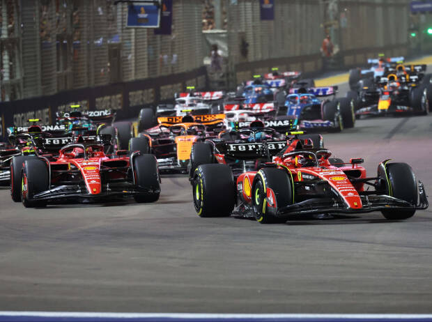 Carlos Sainz, Charles Leclerc, George Russell, Lando Norris, Lewis Hamilton Carlos Sainz, Charles Leclerc, George Russell, Lando Norris, Lewis Hamilton