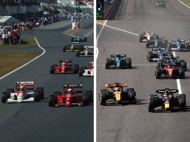 Start in Suzuka 1990 vs. 2023