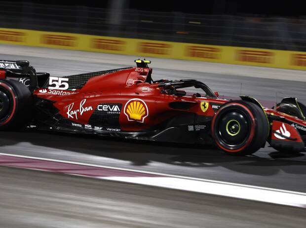 Carlos Sainz beim Formel-1-Rennen in Katar 2023
