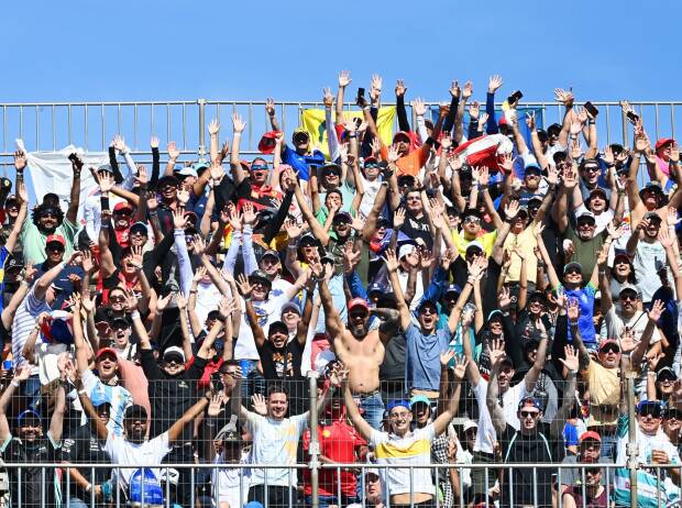 Fans beim Formel-1-Rennen in Brasilien 2023