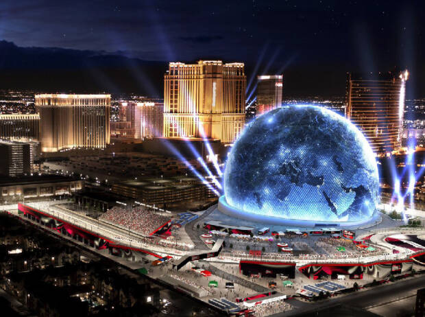 Renderung der Formel-1-Strecke in Las Vegas
