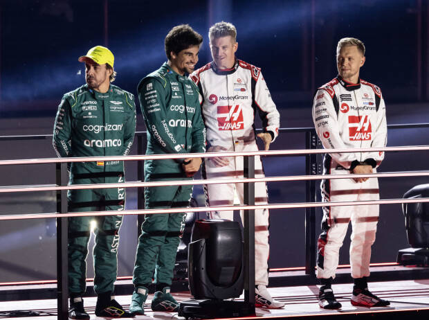 Fernando Alonso, Lance Stroll, Nico Hülkenberg, Kevin Magnussen