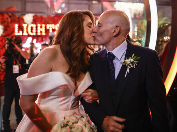 Jacques Villeneuve und Giulia Marra heiraten in der Kapelle in Las Vegas