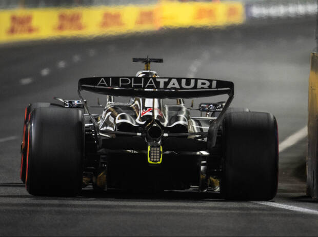 Daniel Ricciardo (AlphaTauri AT04) beim Formel-1-Rennen in Las Vegas 2023