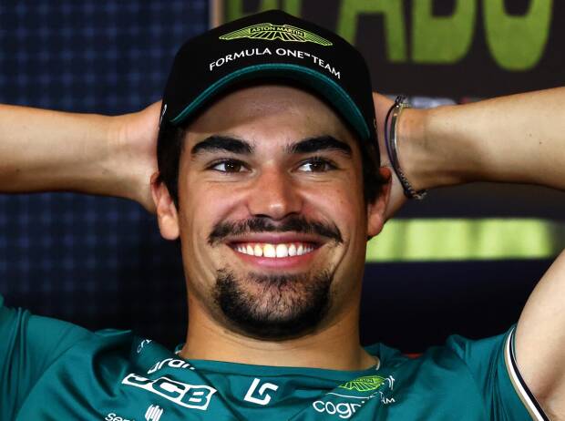 Lance Stroll bei einer Formel-1-Pressekonferenz
