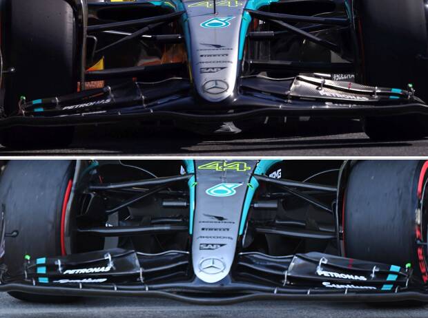 Foto zur News: Formel-1-Technik: Mercedes geht mit Update für den W15 "All In"
