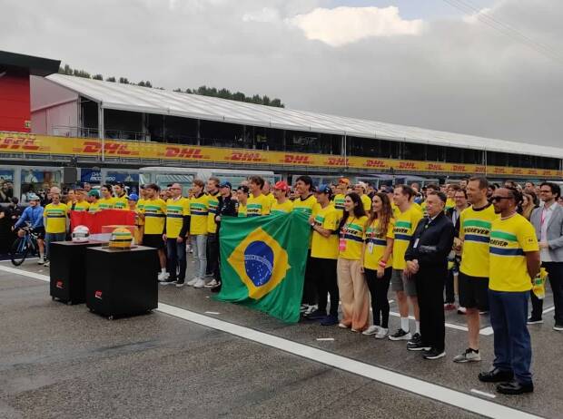 Foto zur News: Kolumne aus Imola: Senna grüßt die Formel 1 von oben