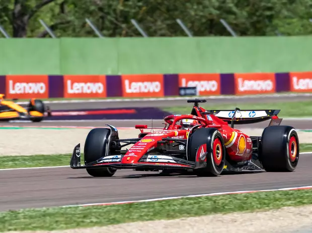 Foto zur News: Leclerc mit Podium nicht zufrieden: "Nur sehr glücklich, wenn ich gewinne!"