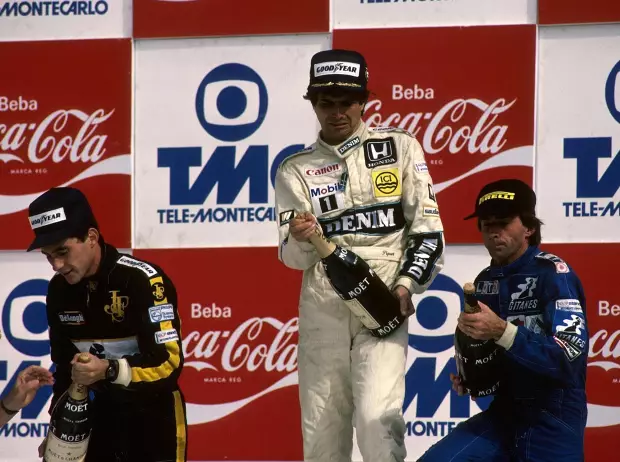 Foto zur News: Wie die Champagner-Dusche zur Tradition auf dem F1-Podium wurde