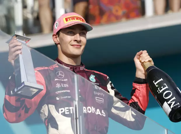 Foto zur News: Russell behält Platz drei in Miami: Kommissare weisen Red-Bull-Protest ab