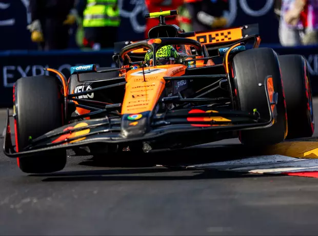 Foto zur News: McLarens Reifentaktik geht voll auf - zumindest für Norris: "Einfach cool!"