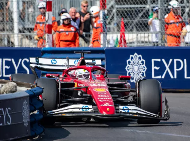Foto zur News: Falsche Frage lässt Lokalmatador Leclerc lachen: "Let's go, Baby!"